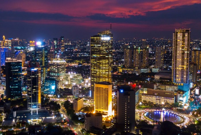 Jakarta central business district indonesia cbd daylight city